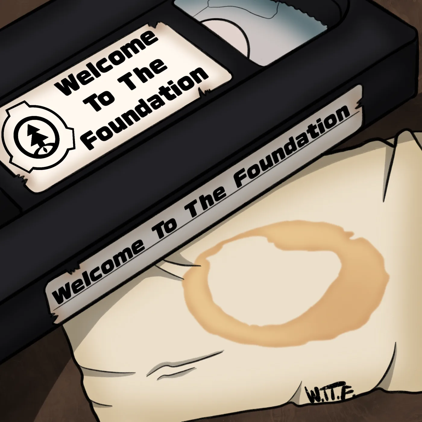 Illustrated Welcome To The Foundation cassette artwork